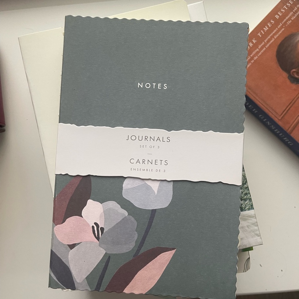 Indigo Gray and Pink Office Journals for Creative Minds